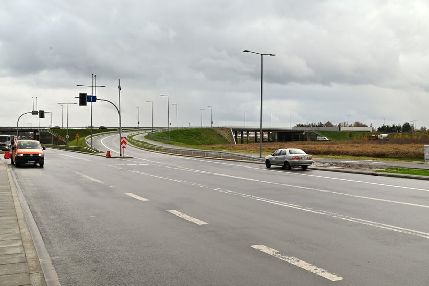 Obwodnica Leśnicy na dzień przed otwarciem.