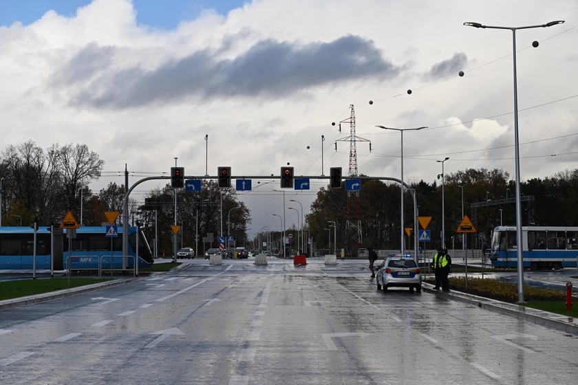 Obwodnica Leśnicy dzień przed otwarciem.