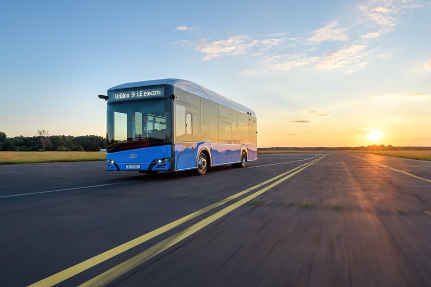 Tak prezentuje się Solaris Urbino 9 LE electric.