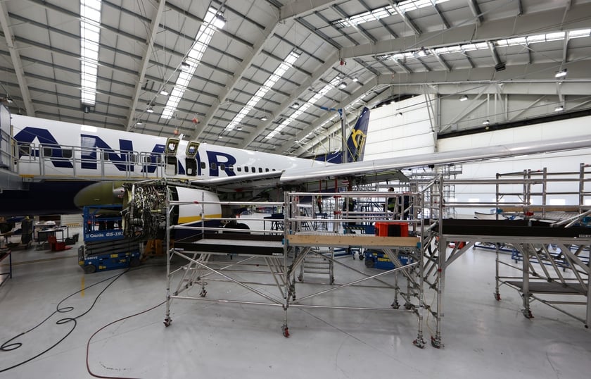 Ryanair otworzył drugi hangar do serwisowania samolotów