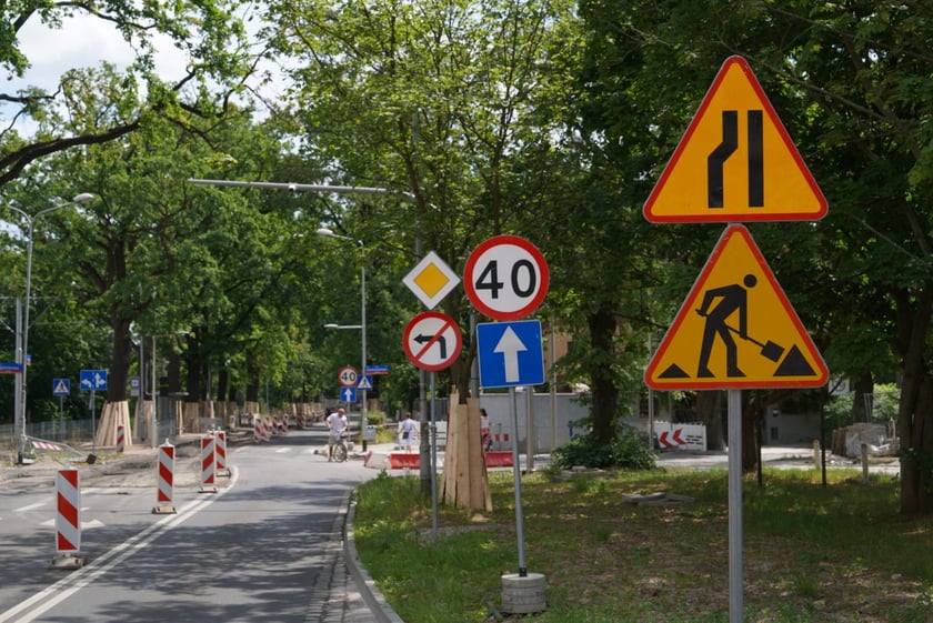 Remont ulicy Olszewskiego.
