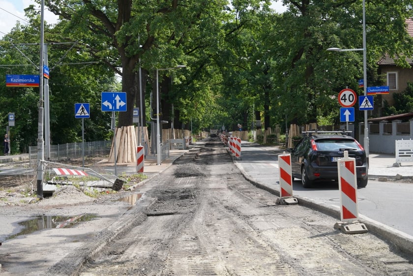 Remont ulicy Olszewskiego.
