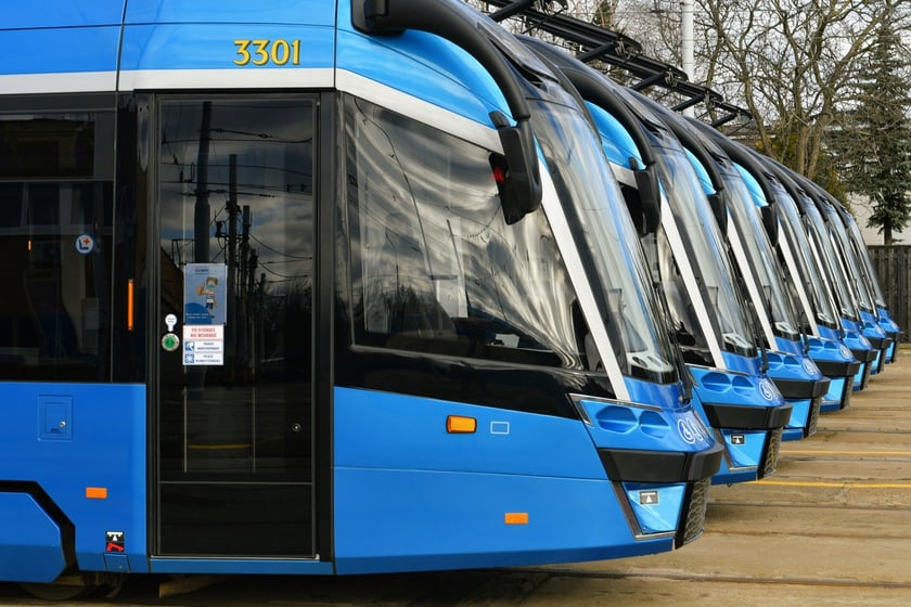 Moderus Gamma. MPK Wrocław kupiło 46 takich tramwajów.