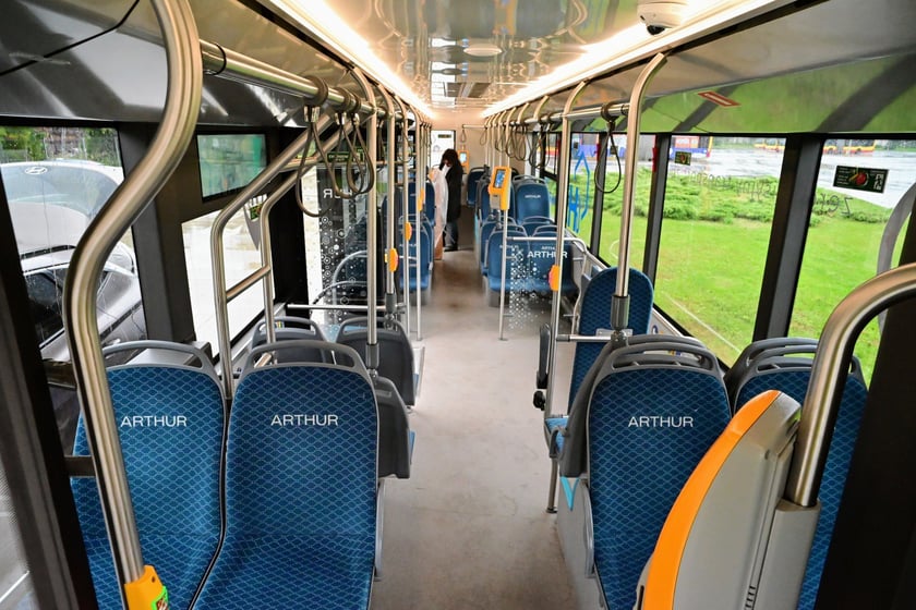 Autobus wodorowy marki Arthur na testach w MPK Wrocław