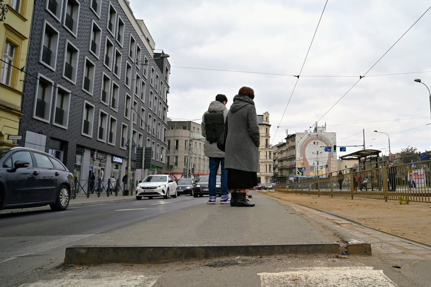 Przystanek tramwajowy na Drobnera
