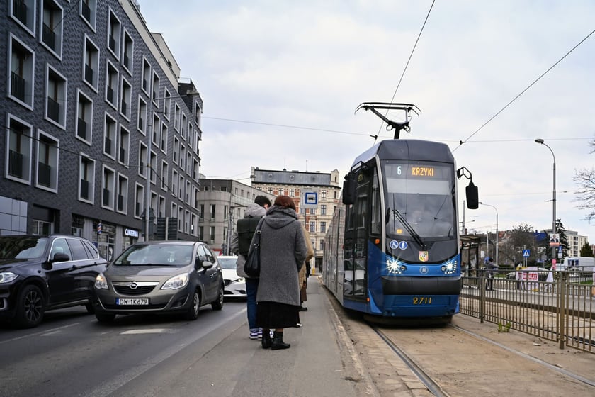 Przystanek tramwajowy na Drobnera