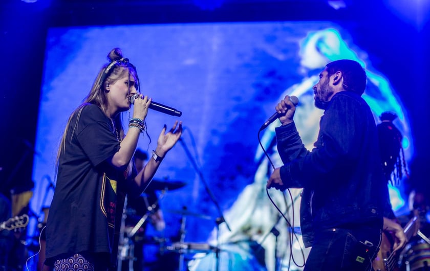 Koncert w rocznice powodzi Wrocław 22 sierpnia, MESAJAH feat, Grubson, Jagoda Kret, Sound?n?Grace, Miodu (Jamal), Gutek (Indios Bravos), I Grades, Kasia Kowalska.