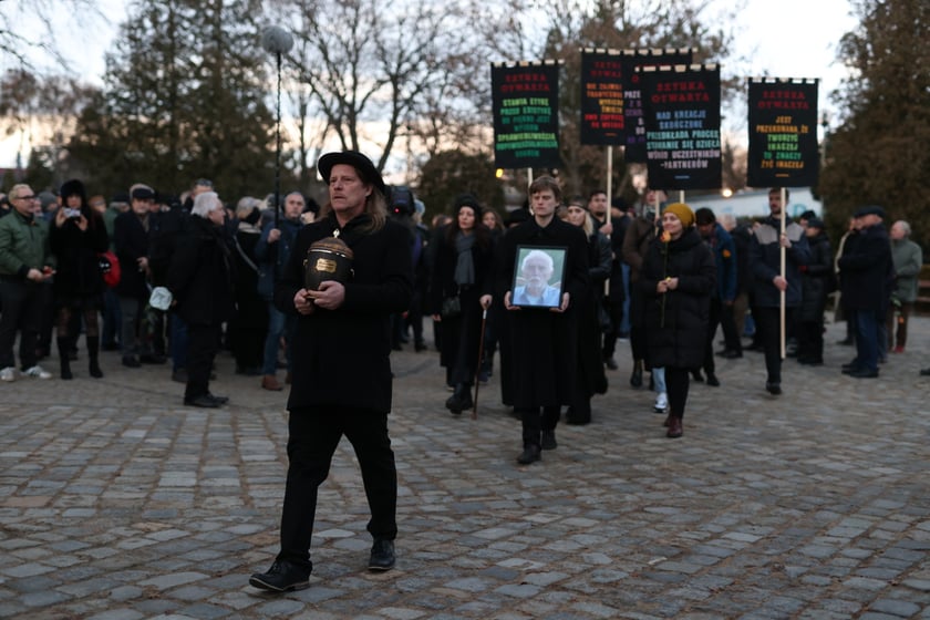 Pogrzeb Bogusława Litwińca, 3 stycznia 2023 r., Cmentarz Grabiszyński