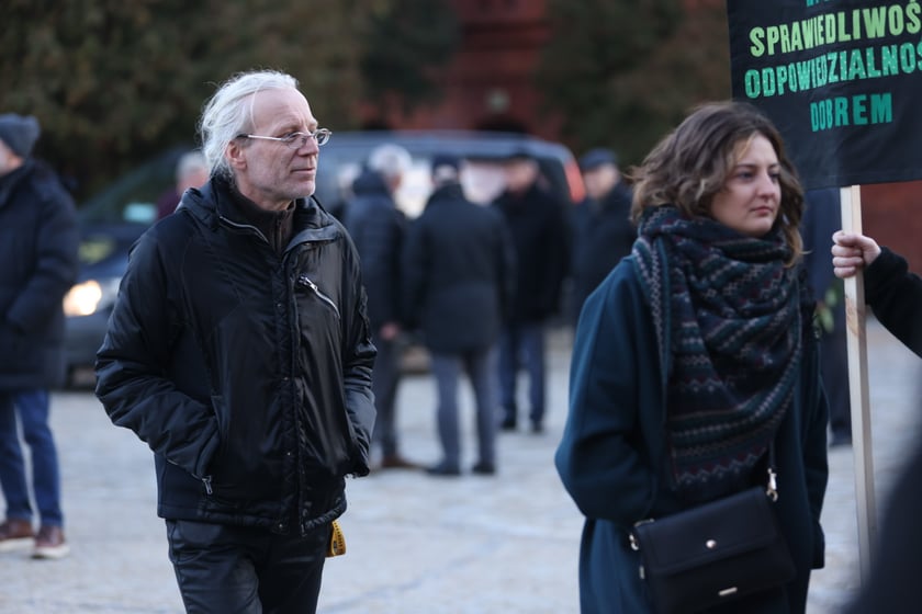 Pogrzeb Bogusława Litwińca, 3 stycznia 2023 r., Cmentarz Grabiszyński