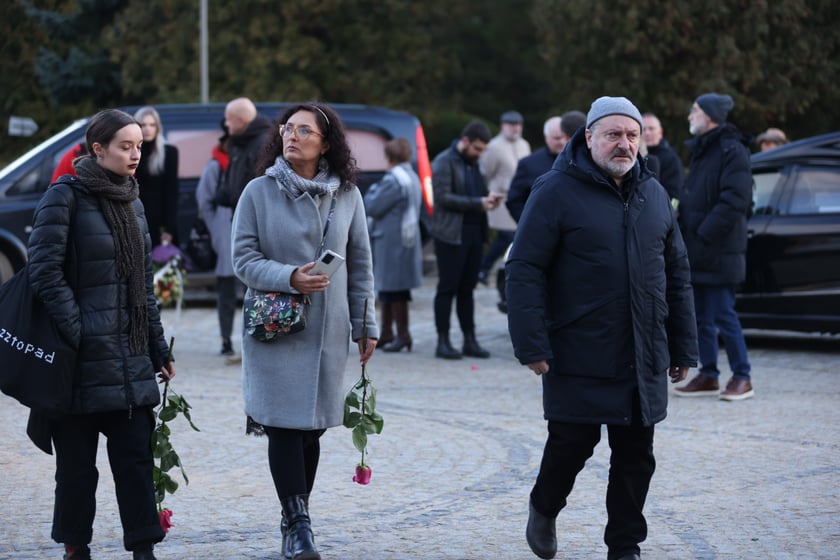 Pogrzeb Bogusława Litwińca, 3 stycznia 2023 r., Cmentarz Grabiszyński