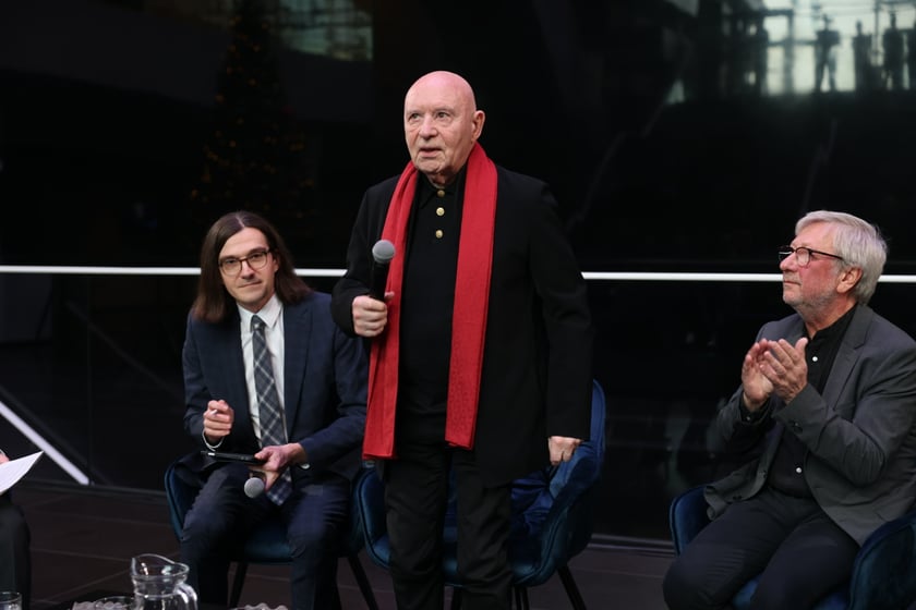 W NFM &ndash; od lewej Tomasz Duda, Christoph Eschenbach, Andrzej Kosendiak