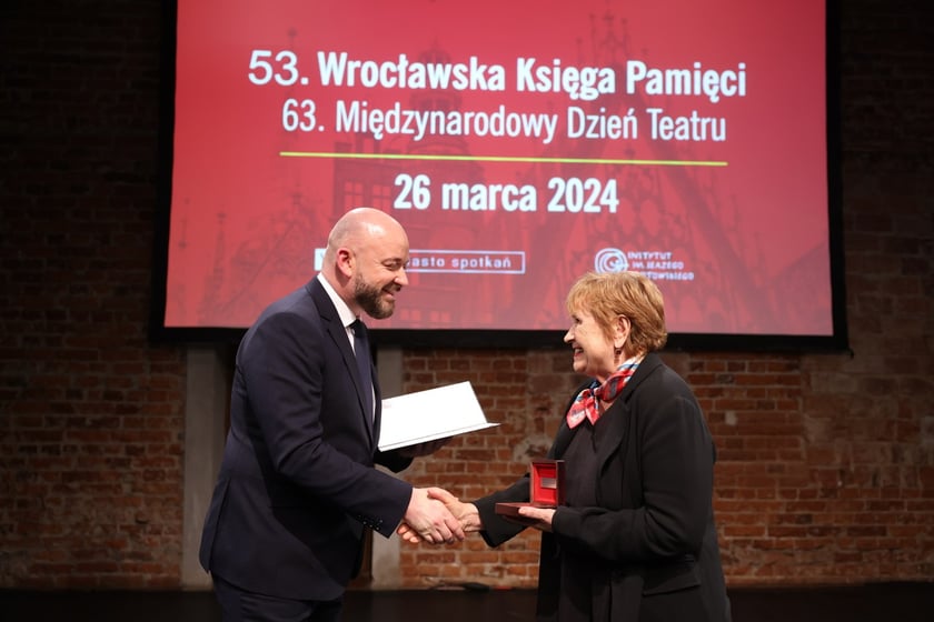 53. Wrocławska Księga Pamięci z okazji 63. Międzynarodowego Dnia Teatru