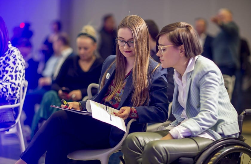 Uczestnicy konferencji ?Wrocław jest przedsiębiorczy?, 30 marca 2022 r.