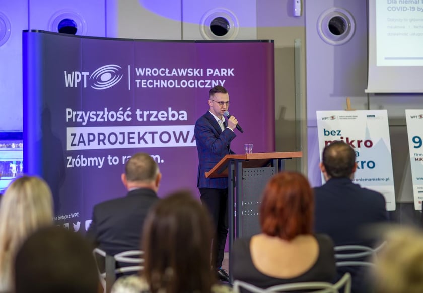 Uczestnicy konferencji ?Wrocław jest przedsiębiorczy?, 30 marca 2022 r.