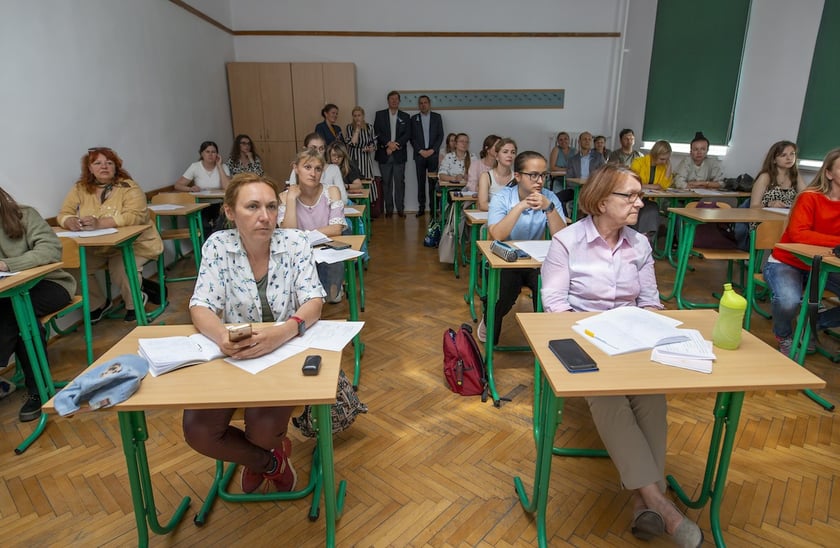 Eric Hammes był pod wrażeniem działań CKU na rzecz uchodźców.