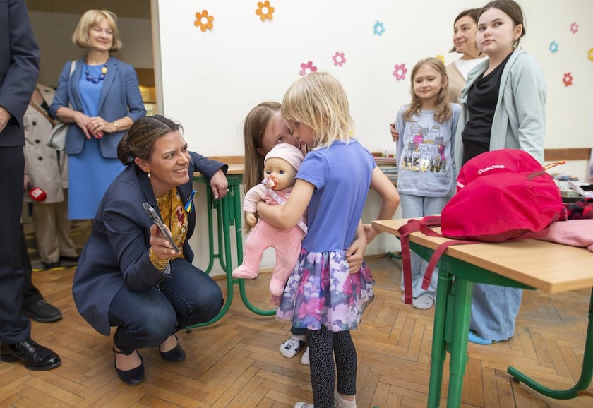 Eric Hammes był pod wrażeniem działań CKU na rzecz uchodźców.