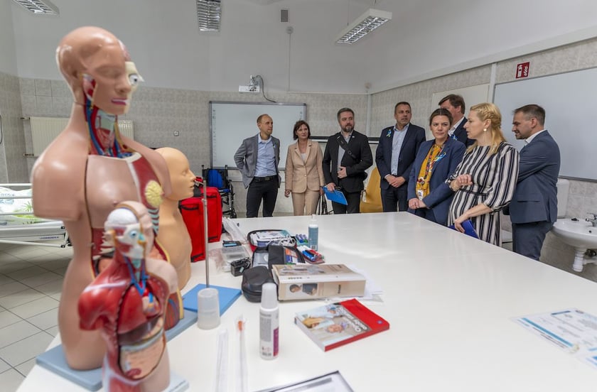 Eric Hammes był pod wrażeniem działań CKU na rzecz uchodźców.