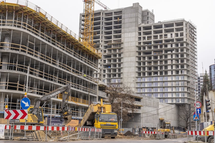 Na zdjęciu budowa Quorum na Szczepinie