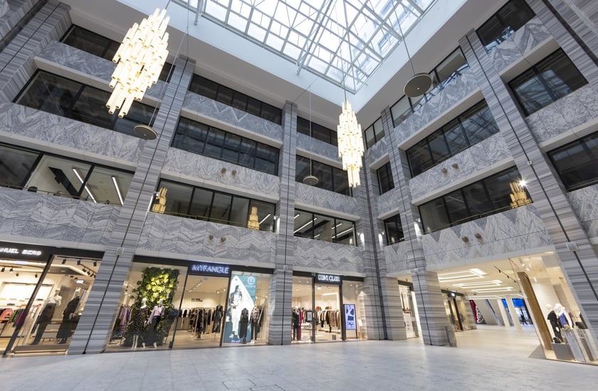 Na zdjęciu widać Dom Handlowy Renoma
