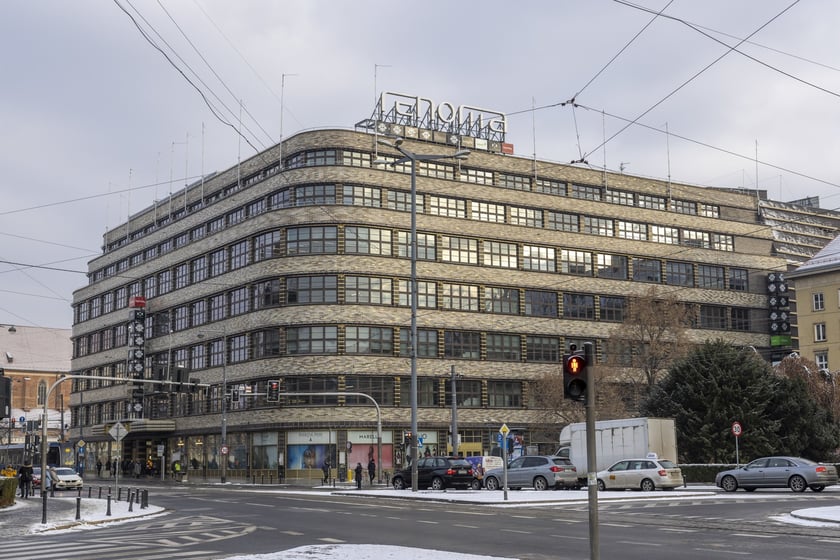Na zdjęciu widać Dom Handlowy Renoma