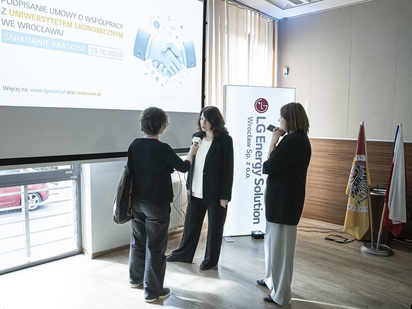 LG Energy Solution Wrocław i Uniwersytet Ekonomiczny podpisali umową partnerską