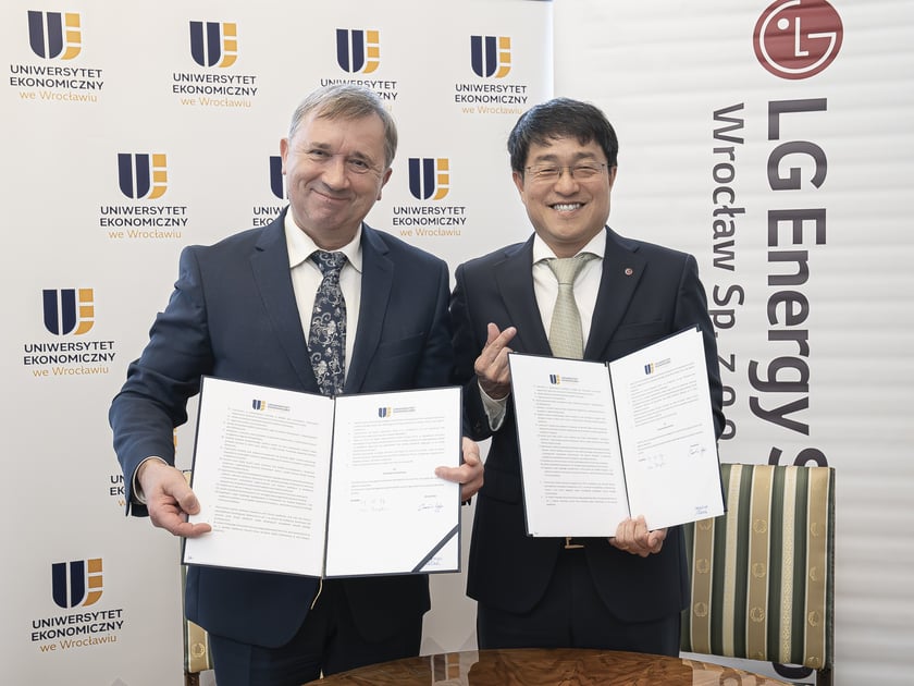 LG Energy Solution Wrocław i Uniwersytet Ekonomiczny podpisali umową partnerską