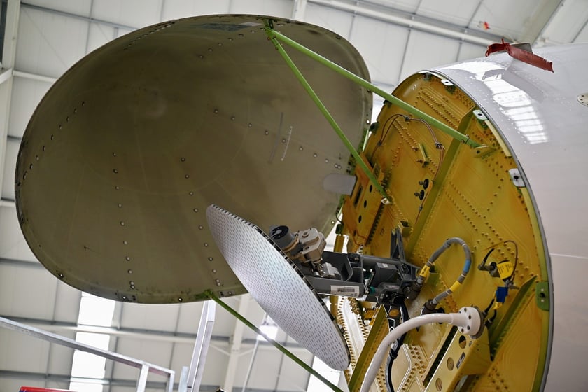 Wroclaw Aircraft Maintenance Services, w skrócie WAMS, czyli wrocławska baza serwisowa Ryanaira. Zdjęcie z 2023 roku