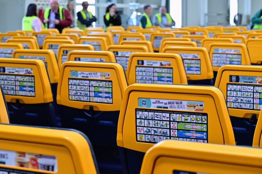 Wroclaw Aircraft Maintenance Services, w skrócie WAMS, czyli wrocławska baza serwisowa Ryanaira. Zdjęcie z 2023 roku