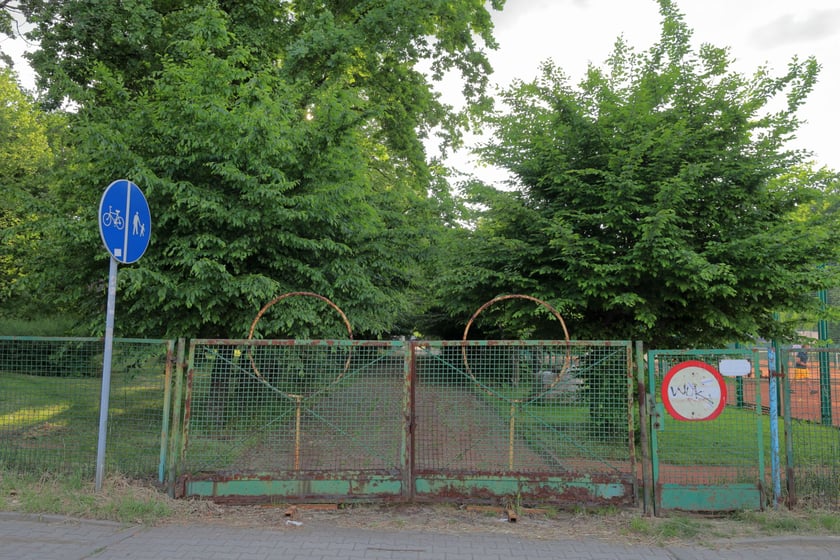 teren kortów przy ulicy Pułtuskiej