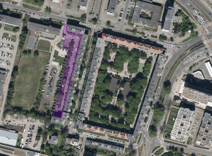 Powiększ obraz: Lokalizacja konsultowanego miejsca.