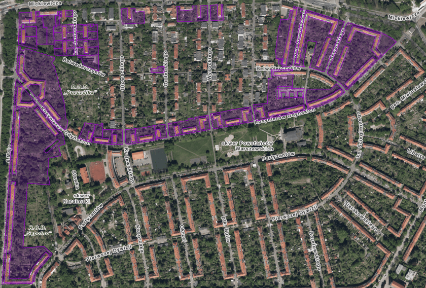 Powiększ obraz: Lokalizacja konsultowanego obszaru