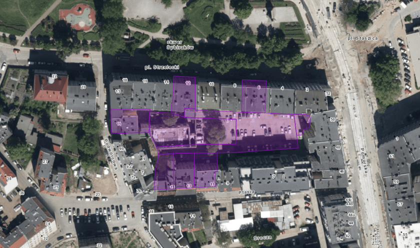 Powiększ obraz: Lokalizacja konsultowanego miejsca.