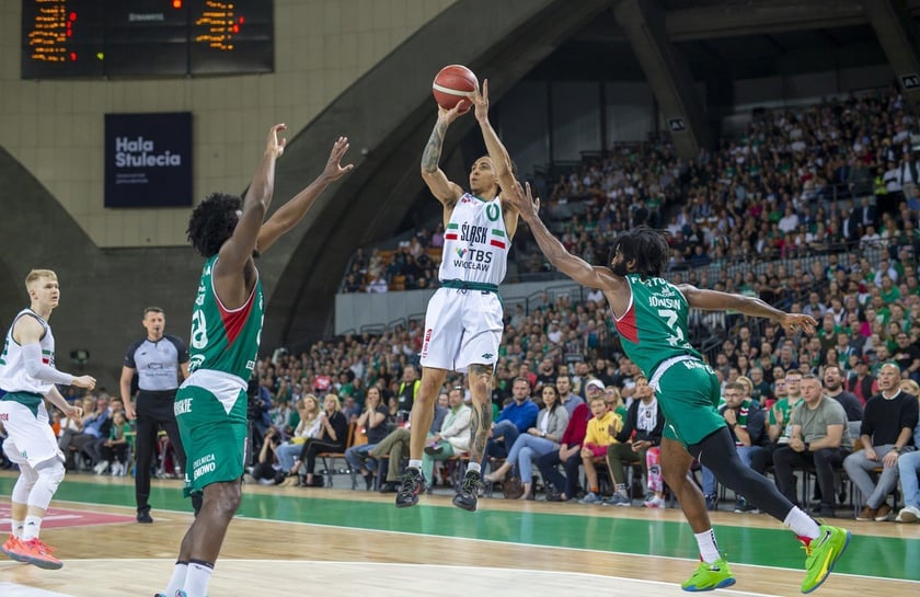 Śląsk Wrocław vs. Legia Warszawa mecz koszykówki finał Energa Basket Hala Stulecia Wrocław
