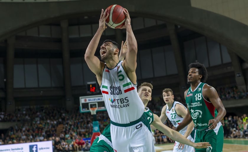 Śląsk Wrocław vs. Legia Warszawa mecz koszykówki finał Energa Basket Hala Stulecia Wrocław