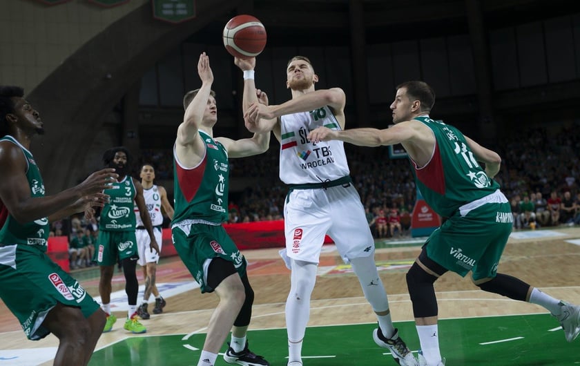 Śląsk Wrocław vs. Legia Warszawa mecz koszykówki finał Energa Basket Hala Stulecia Wrocław