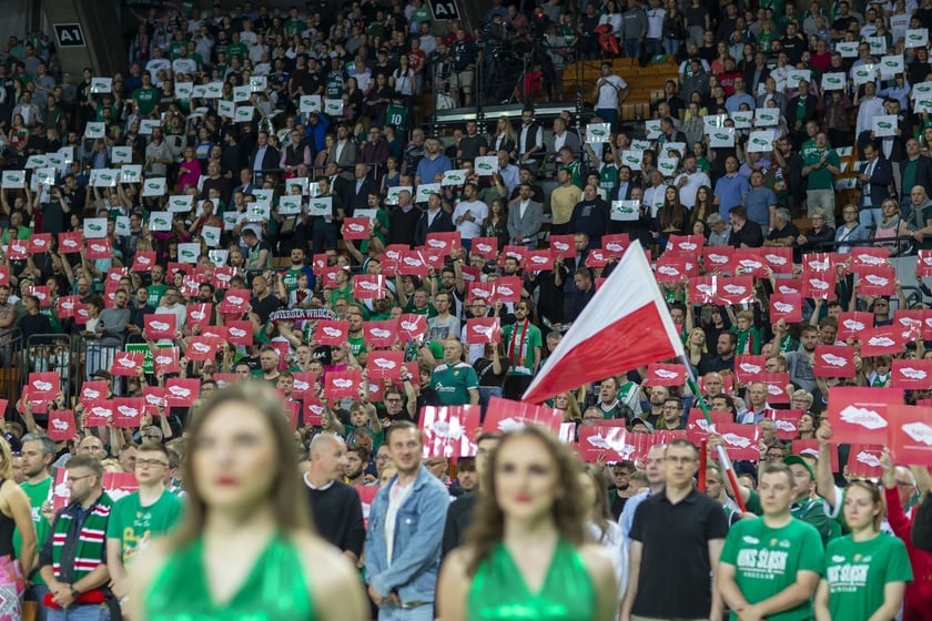 Śląsk Wrocław vs. Legia Warszawa mecz koszykówki finał Energa Basket Hala Stulecia Wrocław