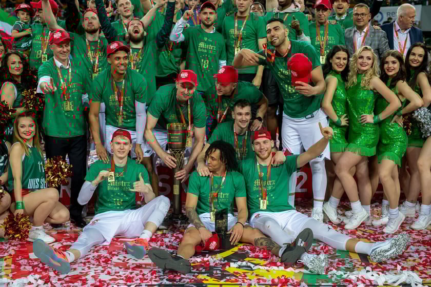 Koszykarze WKS-u wygrali cztery mecze z Legią i świętują 18. tytuł w historii klubu