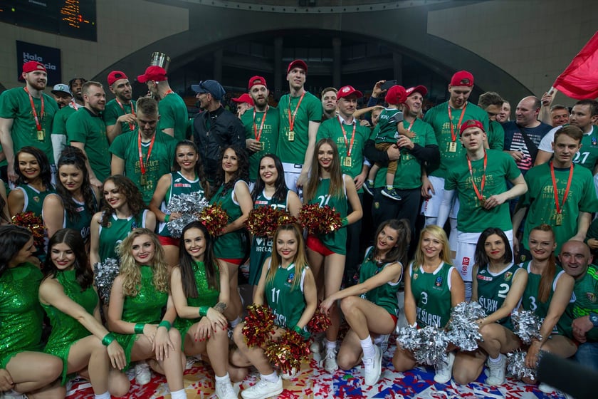 Koszykarze WKS-u wygrali cztery mecze z Legią i świętują 18. tytuł w historii klubu