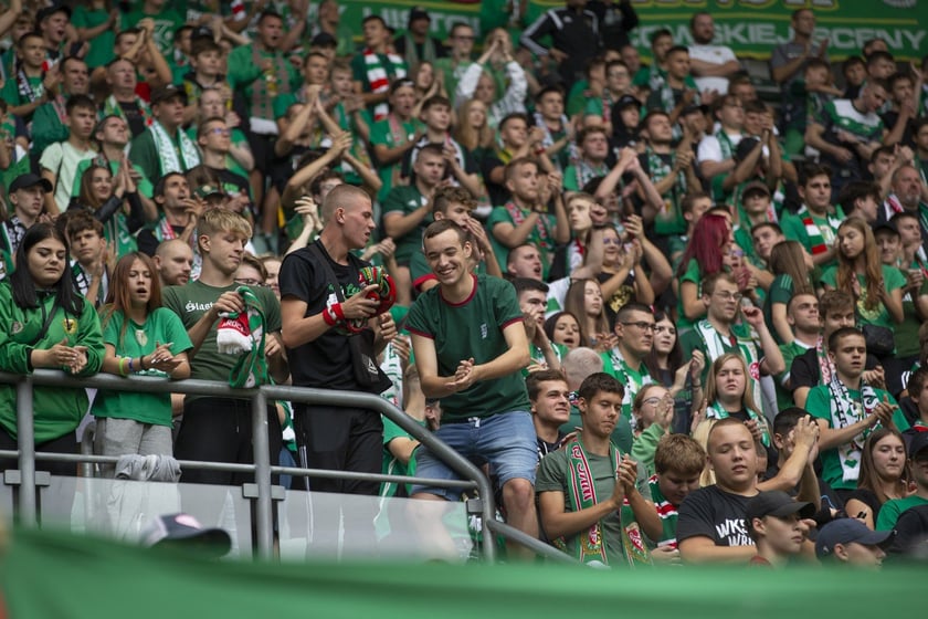 mecz Śląsk Wrocław  Lechia Gdańsk 10 września Tarczyński Arena Wrocław zdjęcia, galeria kibiców
