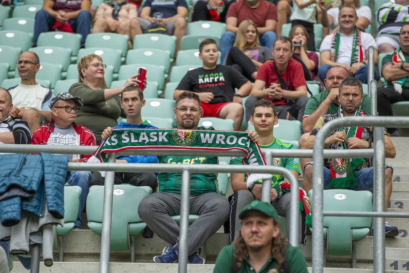 mecz Śląsk Wrocław  Lechia Gdańsk 10 września Tarczyński Arena Wrocław zdjęcia, galeria kibiców