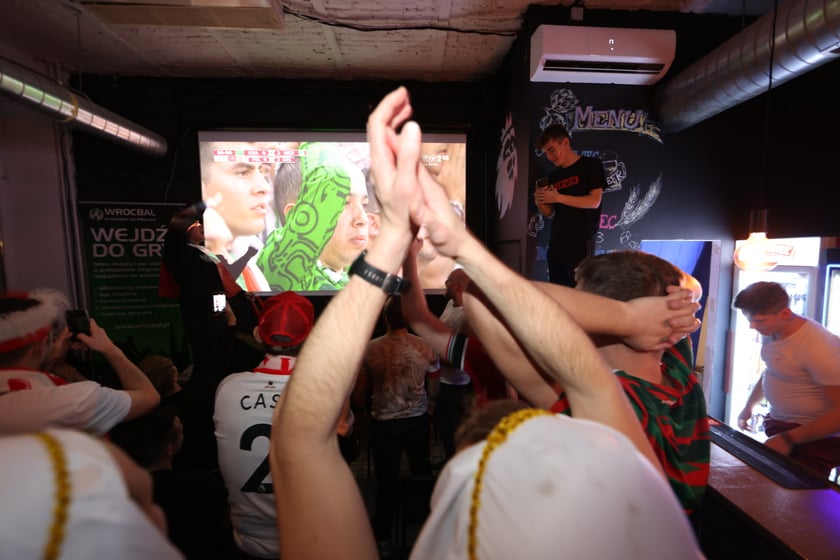 Kibice w Pubie Sportowym Wembley oglądają mecz Polska-Argentyna