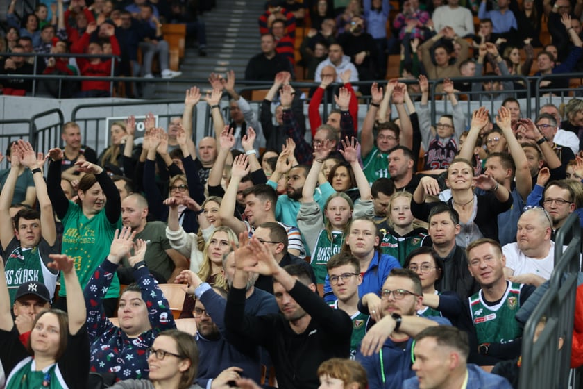 Mecz koszykarzy Śląska Wrocław ze BM Stalą Ostrów Wielkopolski