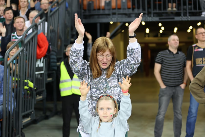 Mecz koszykarzy Śląska Wrocław ze BM Stalą Ostrów Wielkopolski