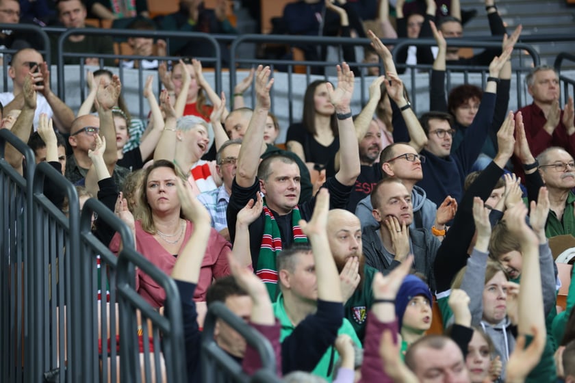 Mecz koszykarzy Śląska Wrocław ze BM Stalą Ostrów Wielkopolski