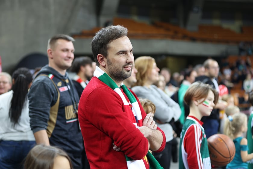 Mecz koszykarzy Śląska Wrocław ze BM Stalą Ostrów Wielkopolski