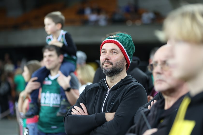 Mecz koszykarzy Śląska Wrocław ze BM Stalą Ostrów Wielkopolski