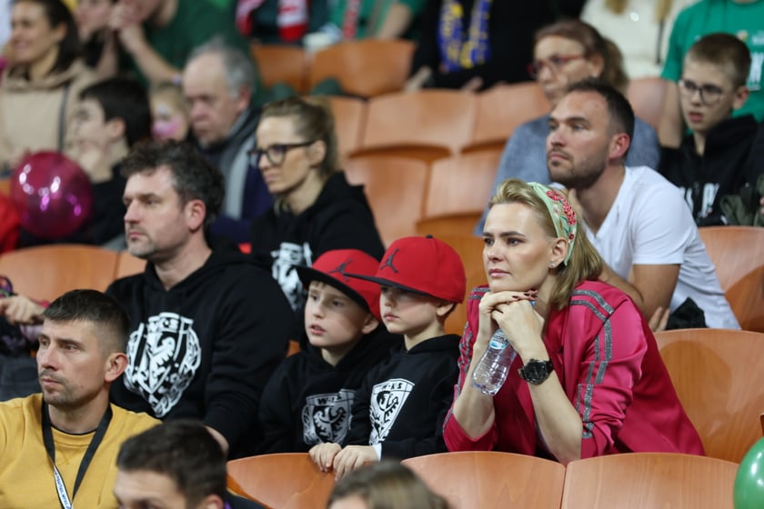 Mecz koszykarzy Śląska Wrocław ze BM Stalą Ostrów Wielkopolski