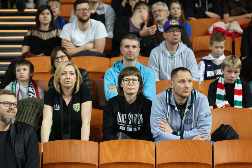Mecz koszykarzy Śląska Wrocław ze BM Stalą Ostrów Wielkopolski