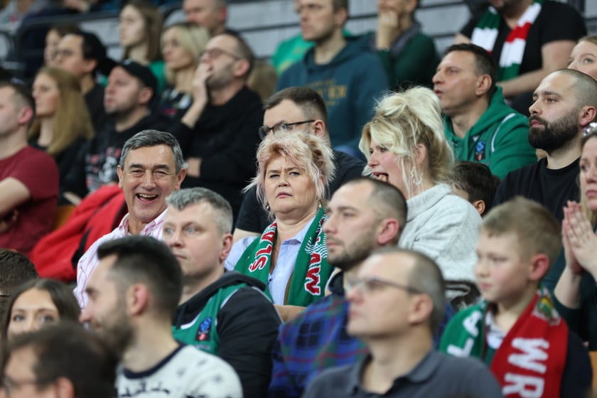 Mecz koszykarzy Śląska Wrocław ze BM Stalą Ostrów Wielkopolski