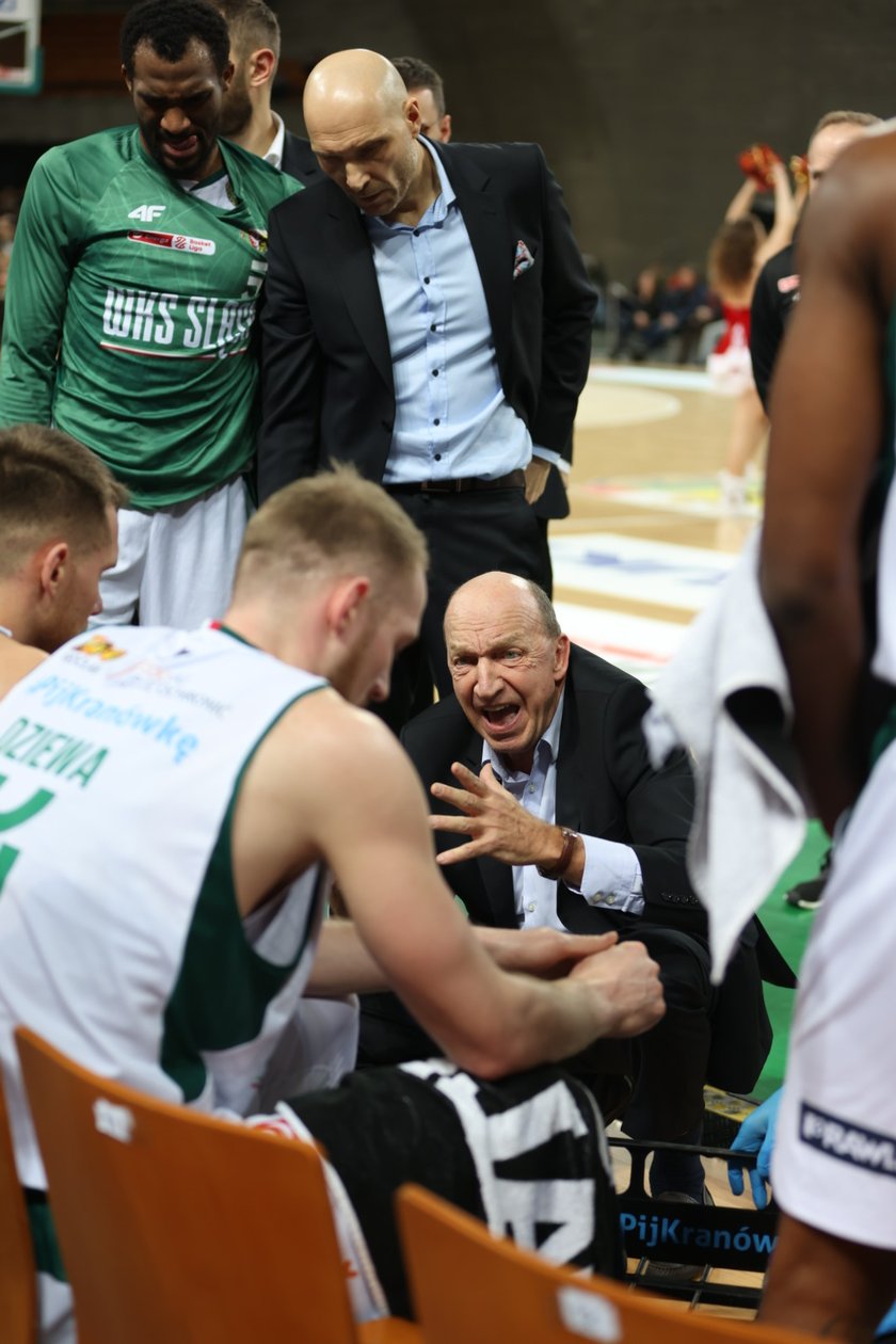 Mecz koszykarzy Śląska Wrocław ze BM Stalą Ostrów Wielkopolski